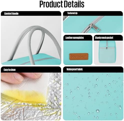 douyadady Lunch Bag&Box Women/Men Insulated&Reusable