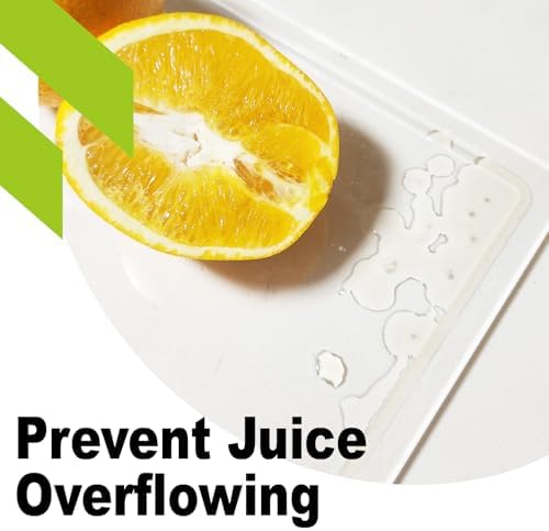 Acrylic Cutting Board with Juice Groove, Clear Cutting Board with Counter Lip, Cutting Boards for Countertop Protector, Non-Slip Dough Mat, Kitchen Decor Gadgets House Warming Gifts(20"x16")