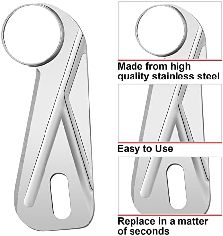 Jutom 12 Pcs Apple Peeler Corer Replacement Blades Bulk for Home Restaurant