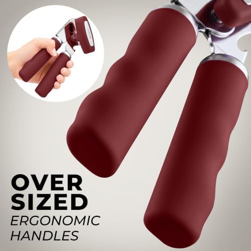 Zulay Kitchen Stainless Steel Swing Open Manual Can Opener Comfortable Grip
