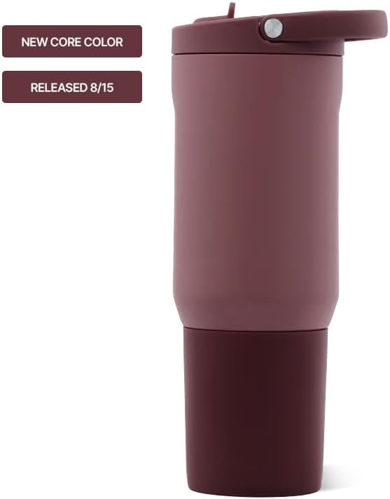 HydroJug Sport 20 oz Insulated Stainless Steel Water Bottle, Canyon Rose