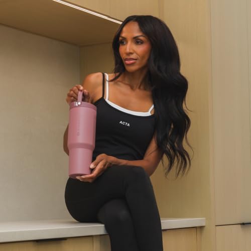 HydroJug Sport 32 oz Insulated Stainless Steel Water Bottle, Canyon Rose