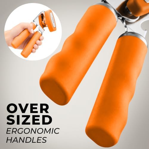 Zulay Kitchen Stainless Steel Swing Open Manual Can Opener Comfortable Grip