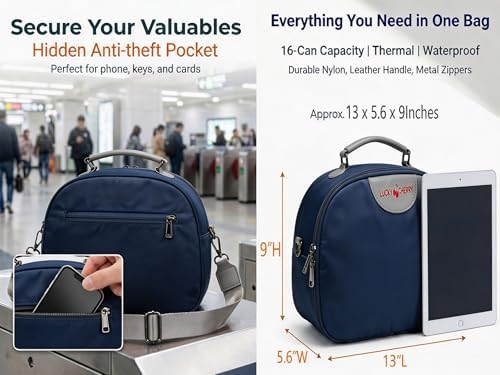 Insulated Lunch Box Lunch Bag for Women Teen Girls Teacher Mom,Soft Cooler | Large-Capacity | Water Resistant | Adjustable Strap Stylish Lunch Tote for School Office Work Travel Picnic