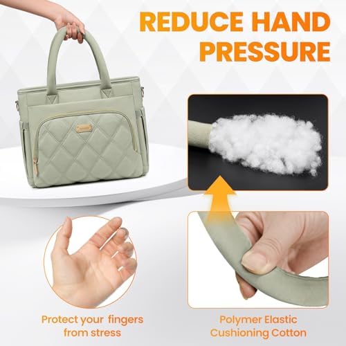 Artelaris Lunch Bag Women, Adult Insulated Lunch Box, Leakproof Lunch Cooler Bag, Reusable Large Lunch Cooler for Work, Picnic, Travel (Green)