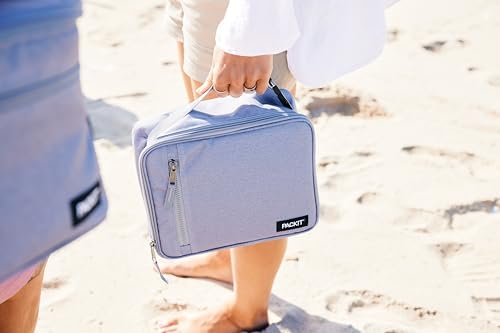 PackIt Freezable Classic Lunch Box, Gray Fog