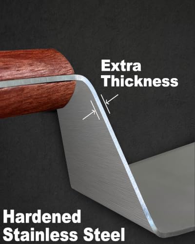 Durable Stainless Steel Griddle Spatula, Blade:5.3"L×2.8"W
