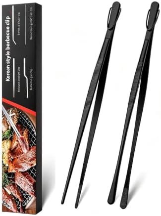 Kitchen Tongs Stainless Steel Metal Tweezers Tongs for Cooking BBQ & Daily