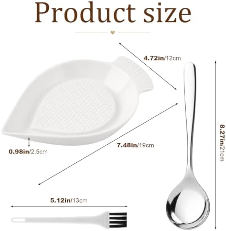 Ceramic Grater Plate, Ginger & Garlic Grater