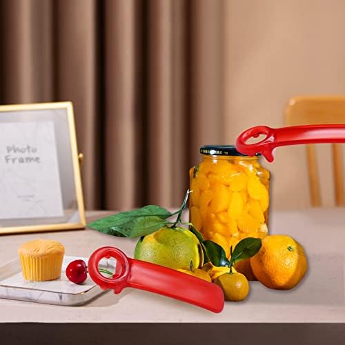 1PCS Plastic Jar Key Opener, Jar Opener for Elderly and Seniors, Red