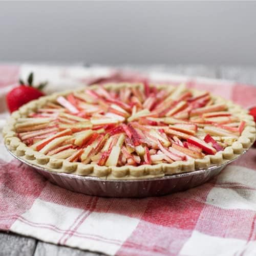 Round Disposable Aluminum Pie Pans (30 Pack) - 7 Inch Disposable Pie Pans - Round Aluminum Foil Pans For Baking, Grilling, Cooking, Storing, Prepping