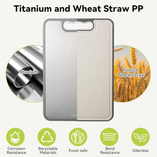 1PC Titanium Cutting Boards for Kitchen Chopping Board Double Sided