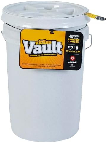 Gamma2 Vittles Vault Dog Food Storage Container, Dry Pet Food, 20 Pounds