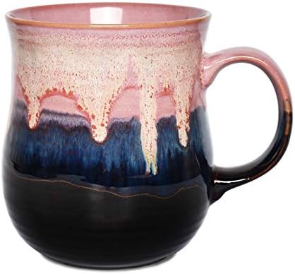 Bosmarlin Large Ceramic Coffee Mug, Big Tea Cup for Office and Home, 21 Oz, Dishwasher and Microwave Safe, 1 PCS