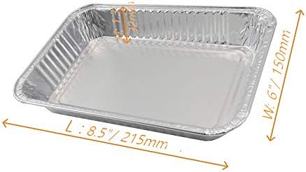 Firsgrill 20-Pack Professional replacement for Weber 6415 8.5"X6"Gas Grill Drip Pans Catch Grease Liners