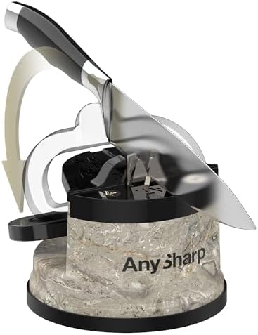AnySharp – Editions – Easy to Use, Hands Free Knife Sharpener - Stone