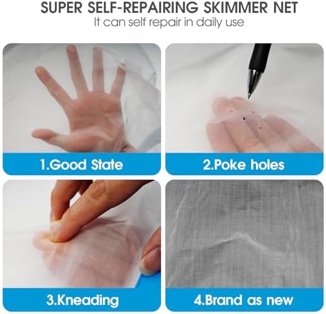 TidyMister 20 in Ultra-Fine Mesh Pool Skimmer Net