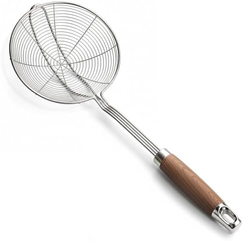 IQCWOOD Spider Strainer Skimmer Stainless Steel, 5.5"