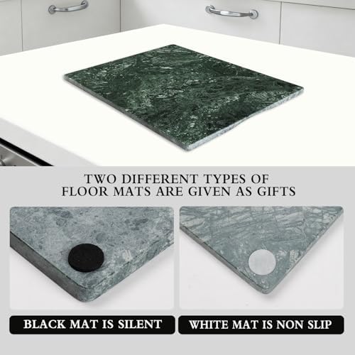 Marble Cutting Board for Kitchen 16×12 Inch green