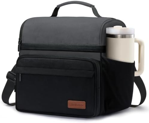 LOVEVOOK Lunch Bag for Men Women, Insulated Lunch Box, Large Cooler Lunbox