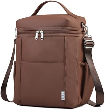 NOL Insulated Lunch Bags for Women Cooler Bag Lightweight Nylon Waterproof Lunch Box for Work