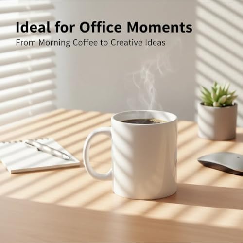 1Pcs 11oz Sublimation Mug, Ceramic Coffee Cup