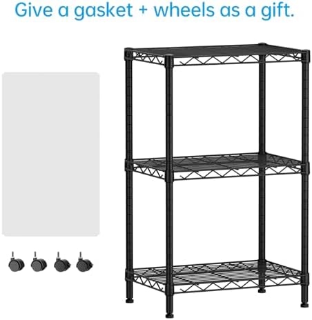 SINGAYE Small Shelves Kitchen Storage Shelf Wire Shelving Metal Adjustable