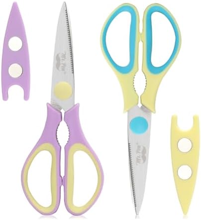 Mr. Pen- All Purpose Kitchen Shears with Protective Sheath, 2pcs, 8 Inch