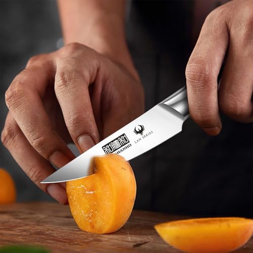 HOSHANHO 3PCS Kitchen Knife Set, Ultra Sharp Chef/Santoku/Paring Knives