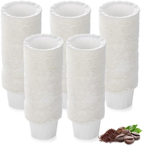 Disposable Paper Coffee Filters, Keurig K Cup Paper Filters for Keurig Single Brewer Reusable Cups, K-cup Coffee Pods, Fits All Brands Reusable K Cups (500)