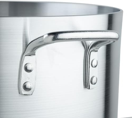 Winco Silver 60 qt Aluminum Stock Pot