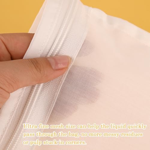WMKGG Ultra Fine Mesh Strainer Bags, Reusable Mesh Filter Bags