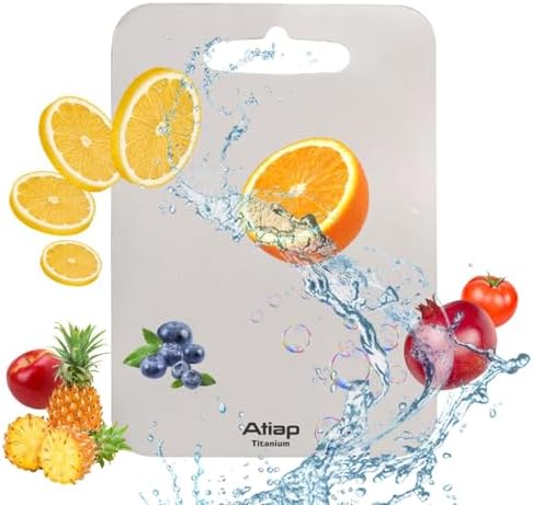Titanium Cutting Board, Metal Cutting Board for kitchen with SGS-Certified (14.1 * 9.84inch)