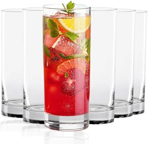 LEMONSODA Highball Glass Set, 15oz Set of 48, Modern Cocktail Glasses