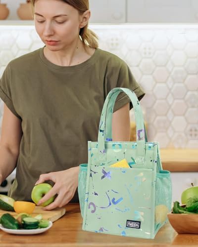 6.75L Small Insulated Lunch Bag, Reusable Cooler Tote Thermal Snack Bag