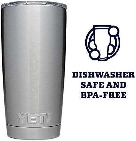 YETI Rambler 20 oz Stainless Steel Vacuum Insulated Tumbler w/MagSlider Lid