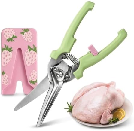 Kitchen Scissors, Stainless Steel Poultry Shears, Sharp Heavy Duty Scissors