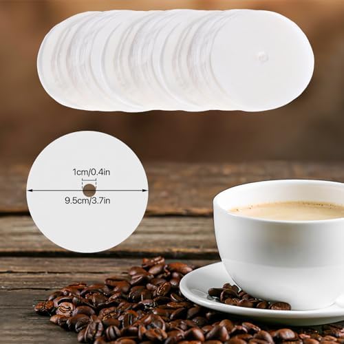 300Pcs Percolator Coffee Filter, 3.75in Unbleached Disposable Coffee Filter