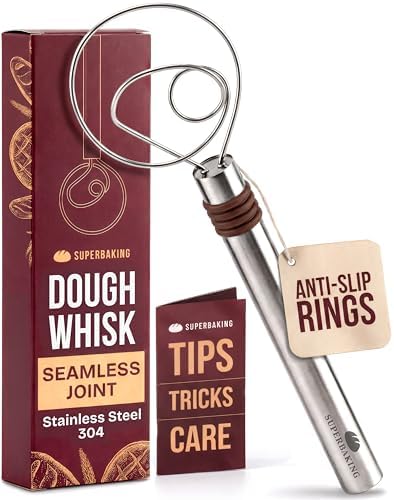 Superbaking Danish Dough Whisk 12" Bread Whisk