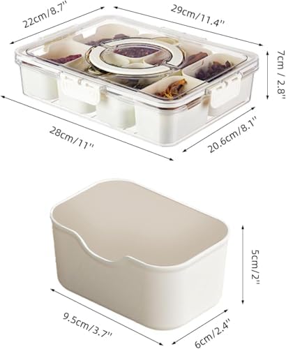 Pure Future 2 Pack Snackle Box Snack Containers with Handle