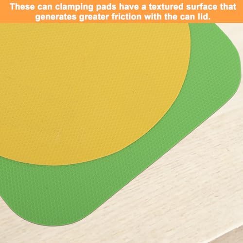 LUTER 4pcs Jar Opener Gripper Pad for Seniors with Weak Hands, Rubber