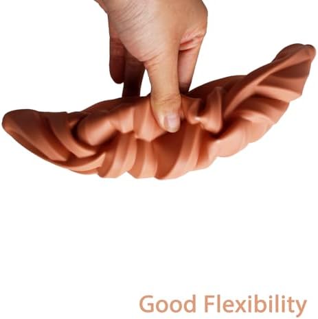 1 Pcs Silicone Cake Molds, Nonstick Bread Loaf Pans for Jello, Bread, Cheese Cake, Pastry, Loaf, Tart Pie, Brownie, Chocolate(Terracotta Color)