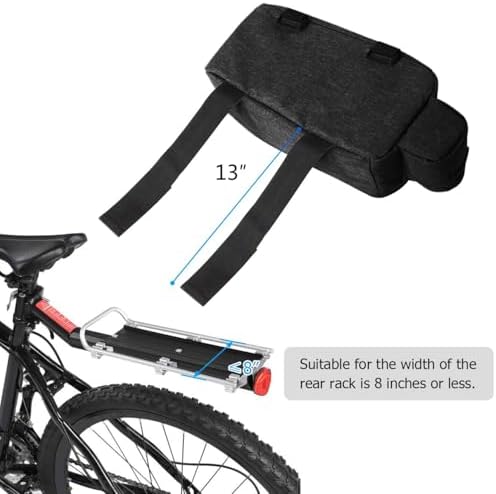 RAYMACE Bike Rear Rack Bag, Bike Trunk Cooler Bag