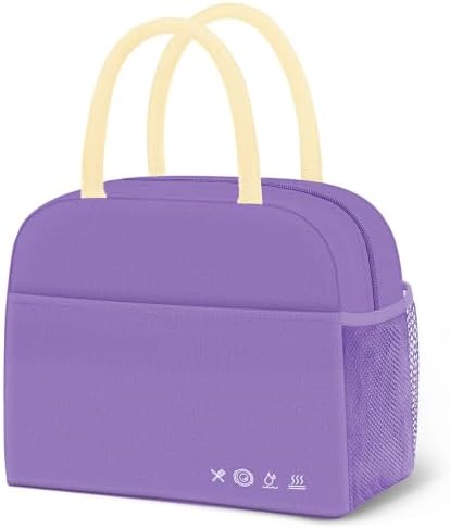 DALINDA Lunch Bag Lunch Box for Women Men, Insulated Lunch Bags Water-Resistant Cute Cooler Lunch Tote Bag, Reusable Large Capacity for Work Travel Picnic