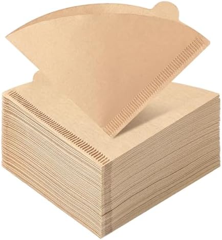 200 Count Coffee Filter, Size 02 Natural Unbleached Pour Over Coffee Filter