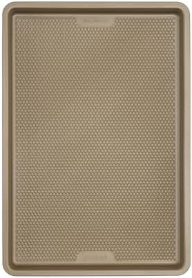 GoodCook BestBake Nonstick 10" x 15" Textured Carbon Steel Cookie Sheet, Medium Baking Tray, Scratch-Resistant Bakeware, Even Heating, Durable Bronze Nonstick Baking Sheet