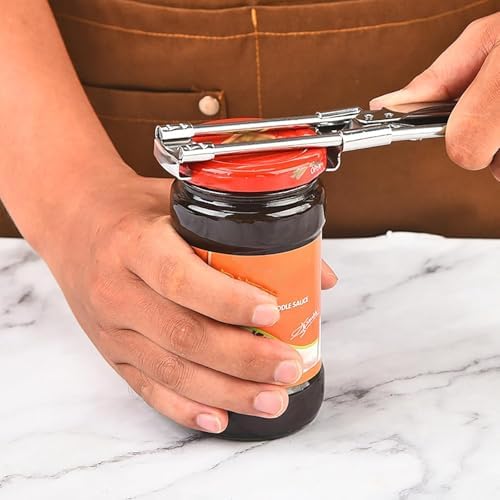 2-Pack Adjustable Multifunctional Stainless Steel Can Opener,Jar Opener for Weak Hands,Jar Lid Opener (2)