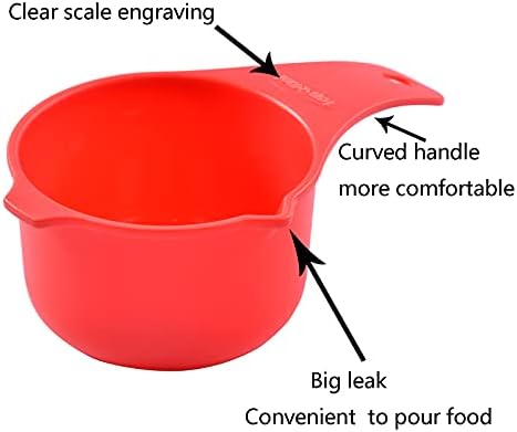 Measuring Cups Set of 7, Assorted Colors