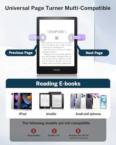 Page Turner Ring for Kindle Paperwhite Oasis Scribe Kobo eReaders