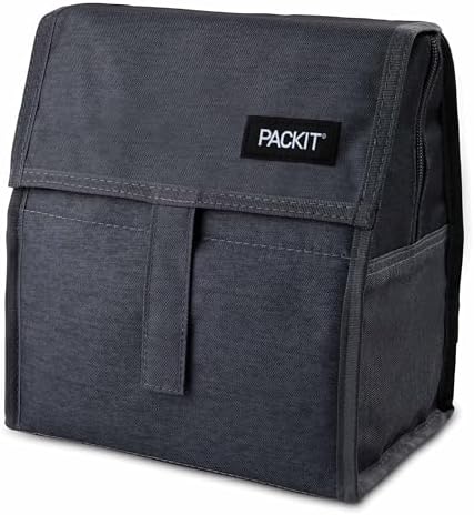 PackIt Freezable Lunch Bag, City Charcoal